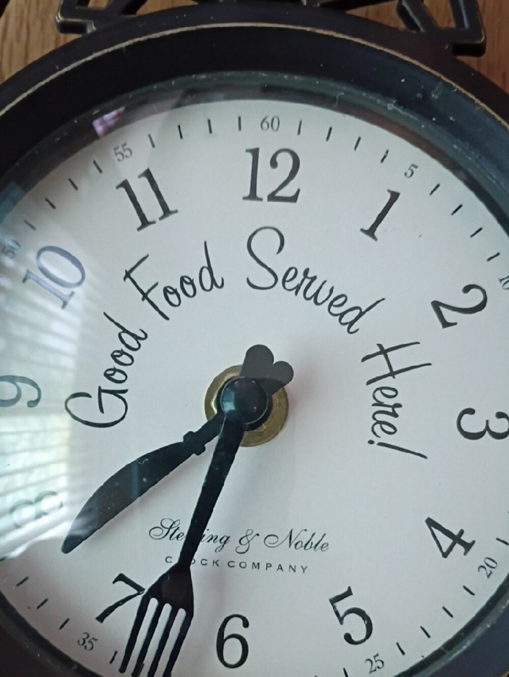 Black Chef Wall Clock - Home Wall Decor - Picture 4 of 5